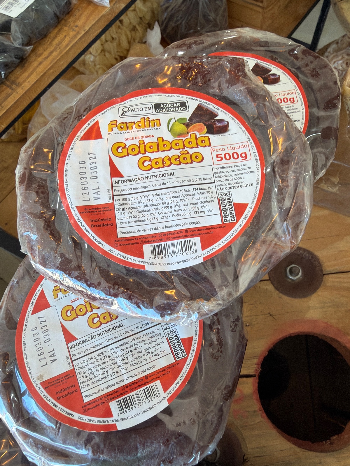 Goiabada cascão