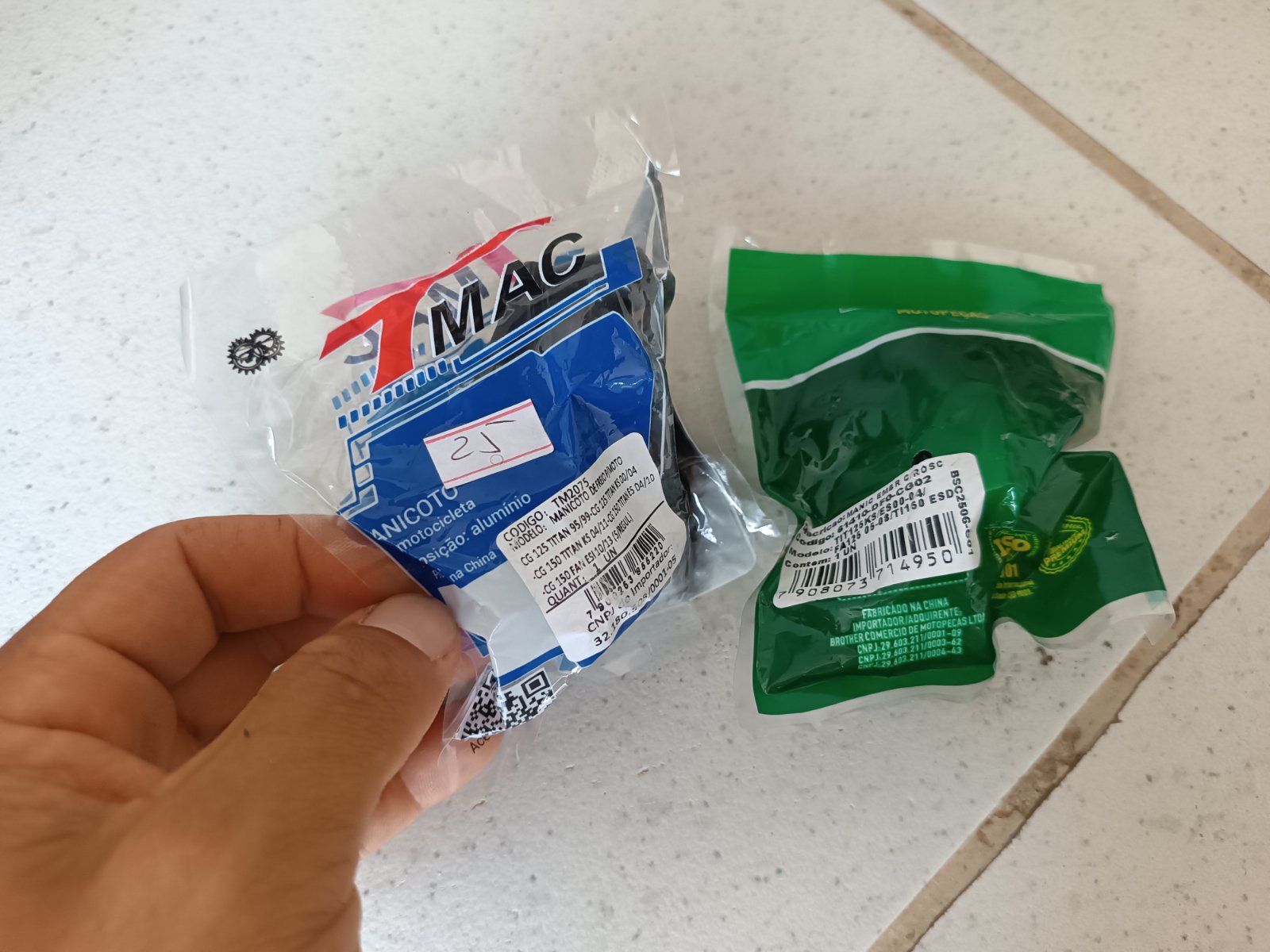 Peças de moto