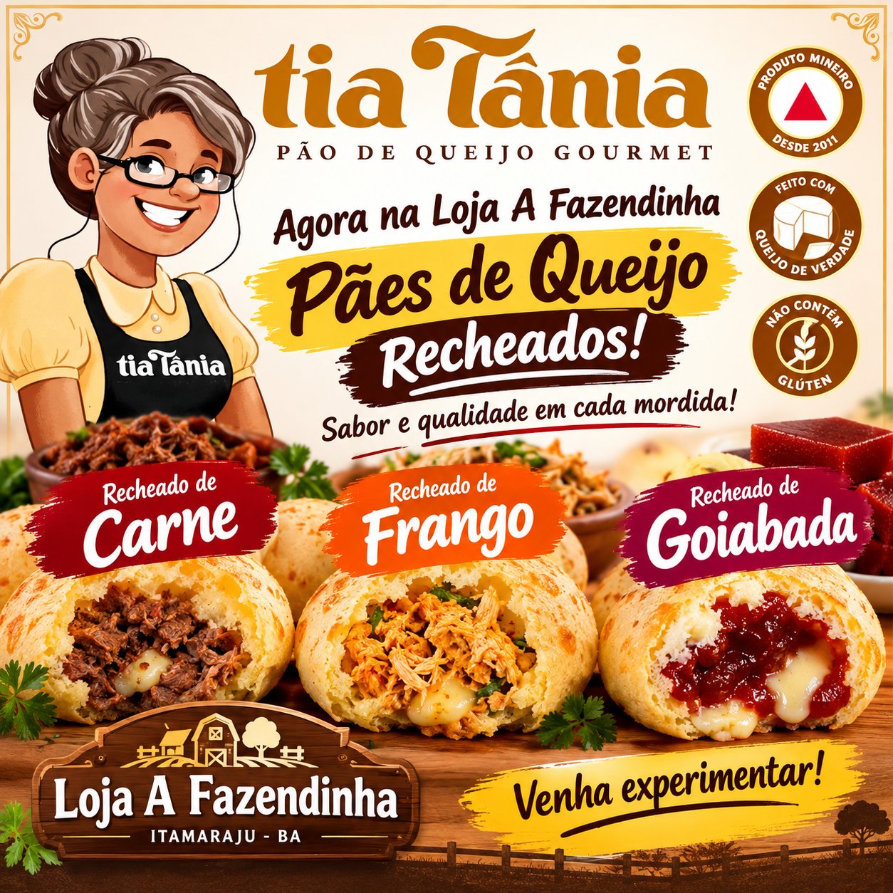 Pães de queijo
